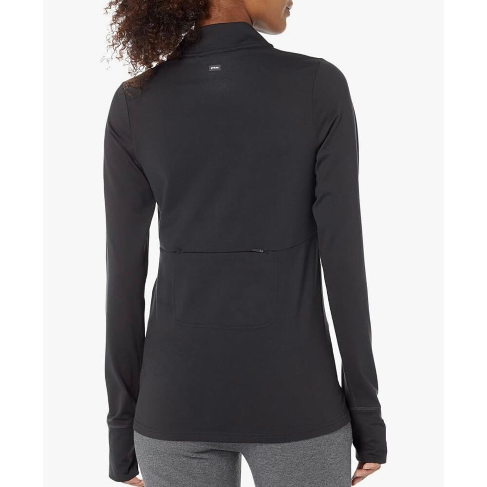 prAna Womens Ice Flow 1/2 Zip Jacket Black Size M Outdoor Sports - Picture 2 of 9